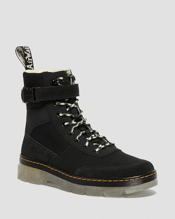 Dr Martens Combs Tech Iced Ankelstøvler Dame Sort | DK 52DFM